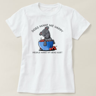 KiniArt Pitbull-Hondenliefhebbers T-Shirt