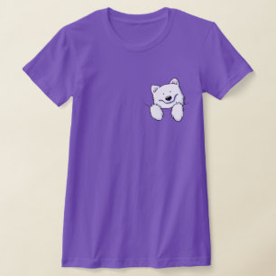 KiniArt Pocket Puppy Amerikaanse Eskimohond T-shirt