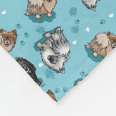 KiniArt Pom Parade Fleece Deken (Hoek)