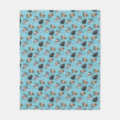 KiniArt Pom Parade Fleece Deken (Voorkant)
