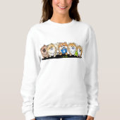 KiniArt POM Parade Pomeranian T-Shirt (Voorkant)