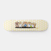 KiniArt Pom Party Skateboard (Horizontaal)