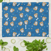 KiniArt Pomeranian Kitchen Towel Theedoek (Gevouwen)