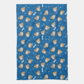 KiniArt Pomeranian Kitchen Towel Theedoek (Verticaal)
