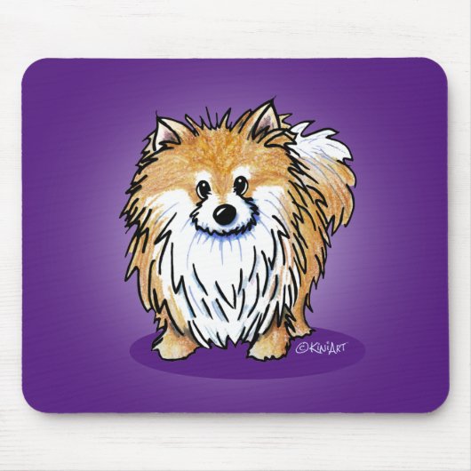 KiniArt Pomeranian Muismat (Voorkant)