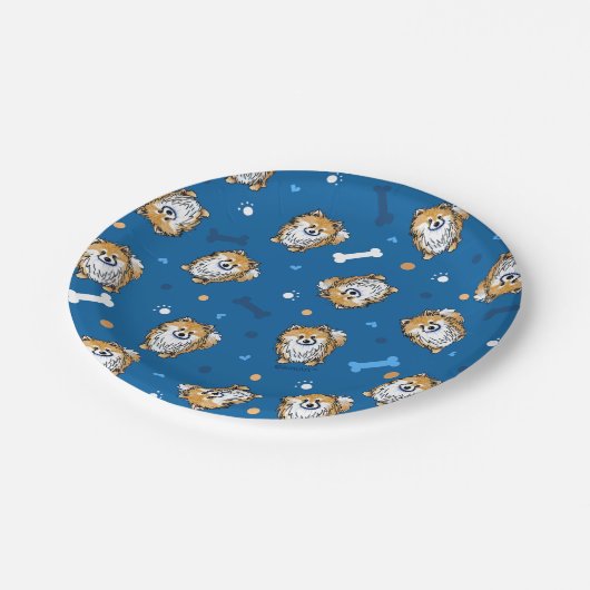 KiniArt Pomeranian Paper Bord (Gekanteld)