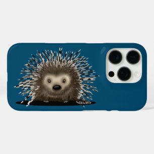 KiniArt Porcupine iPhone 16 Pro Hoesje