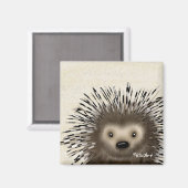KiniArt Porcupine Magneet (Voorkant / Achterkant)
