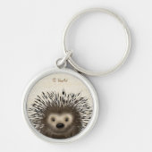 KiniArt Porcupine Sleutelhanger (Voorkant)