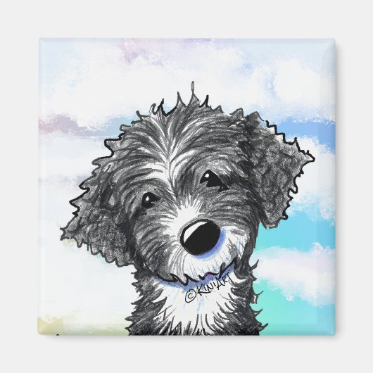 KiniArt Portugese Waterdog Magneet (Voorkant)