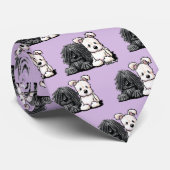 KiniArt Puli en Pumi Stropdas (Opgerold)