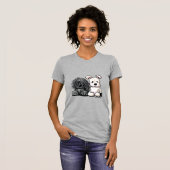 KiniArt Puli en Pumi T-shirt (Voorkant volledig)