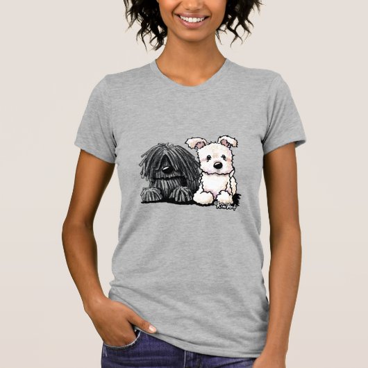 KiniArt Puli en Pumi T-shirt (Voorkant)