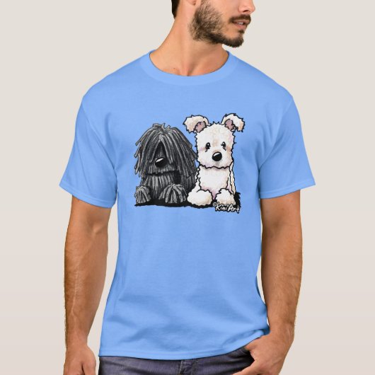 KiniArt Puli en Pumi T-shirt (Voorkant)