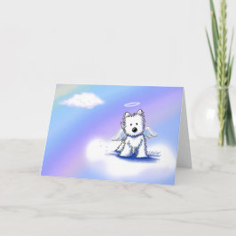 KiniArt Rainbow Bridge Sympathy Card Kaart