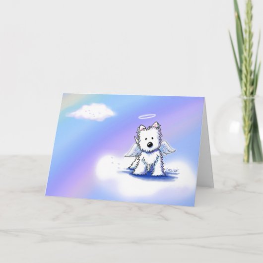 KiniArt Rainbow Bridge Sympathy Card Kaart (Voorkant)