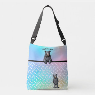 KiniArt Rainbow Mama Beer Baby Beer Crossbody Tas
