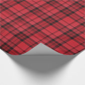 KiniArt Red Pset Holiday Gift Wrap Cadeaupapier (Hoek)