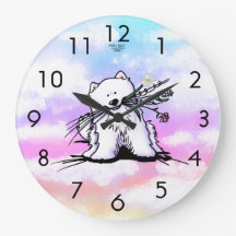 KiniArt Regenboogbrug Samoyed
