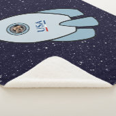 KiniArt Rocket Dog Border Terrier Sherpa Blanket Sherpa Deken (3/4)