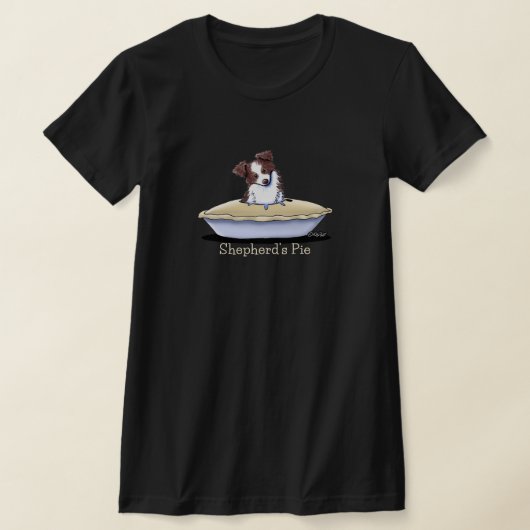 KiniArt Rode Australische Cutie Pie T-shirt (Laagn)