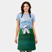 KiniArt Samoyed All-Over Print Schort (Gedragen)