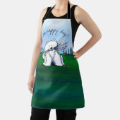 KiniArt Samoyed All-Over Print Schort (Insitu)