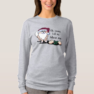 KiniArt Santa Pootjes Pomeranian T-shirt
