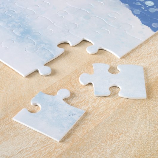 KiniArt Sasquatch Snowy Bigfoot & Scottie Dog Legpuzzel (Zijkant)