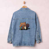 KiniArt Schattige Beaver Denim Jacket (Hangar)