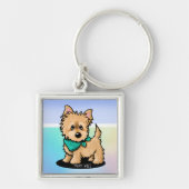 KiniArt Schattigee Cairn Sleutelhanger (Voorkant)