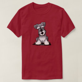 KiniArt Schnauzer Ears Down T-shirt
