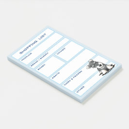 KiniArt Schnauzer-hond boodschappenlijst Post-it® Notes