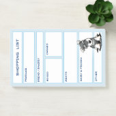 KiniArt Schnauzer-hond boodschappenlijst Post-it® Notes (Kantoor)