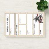 KiniArt Schnauzer-hond boodschappenlijst Post-it® Notes (Kantoor)