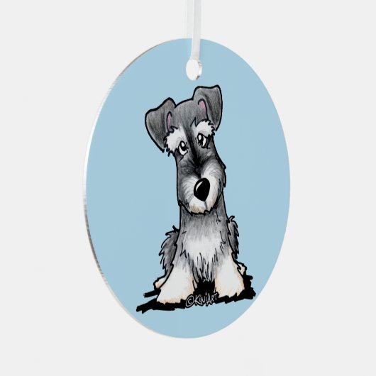 KiniArt Schnauzer Ornament (Voorkant Rechts)