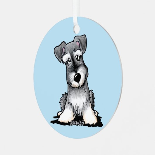 KiniArt Schnauzer Ornament (Voorkant links)