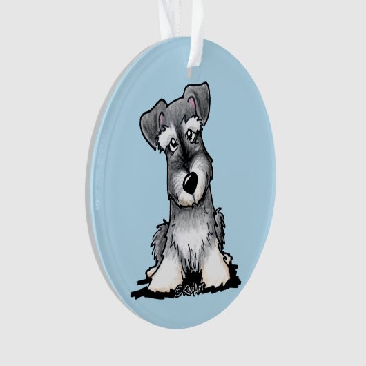 KiniArt Schnauzer Ornament (voorkant)