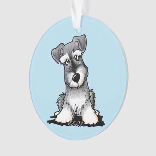 KiniArt Schnauzer Ornament (voorkant)