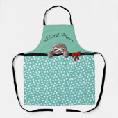 KiniArt Schort met sleuf voor alles-over afdrukken (Voorkant)