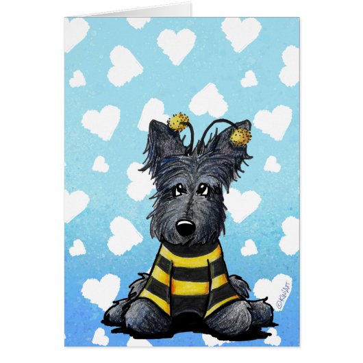KiniArt Scottie Dog Bee (Voorkant)