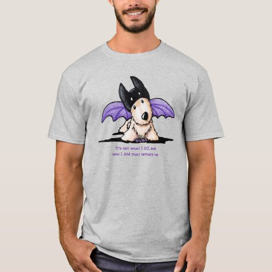 KiniArt Scottie Dog Halloween T-shirt (Voorkant)