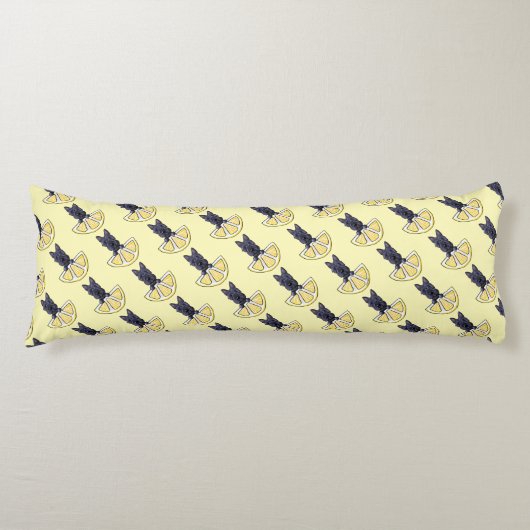 KiniArt Scottie Life Lemons Accent Pillow Lichaamskussen (Voorkant)