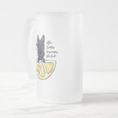 KiniArt Scottie Life Lemons Matglas Bierpul (Voorkant links)