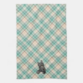 KiniArt Scottie op Marina Pset Kitchen Towel Theedoek (Verticaal)
