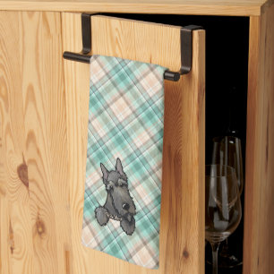 KiniArt Scottie op Marina Pset Kitchen Towel Theedoek