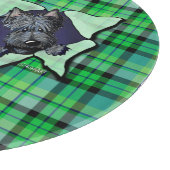 KiniArt Scottie Plaid Snijplank (Hoek)