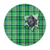 KiniArt Scottie Plaid Snijplank (Voorkant)
