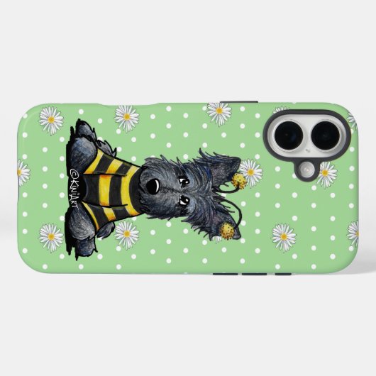 KiniArt Scottish Bee iPhone / iPad hoesje (Achterkant (horizontaal))