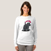 KiniArt Scottish Moon Santa T-shirt (Voorkant volledig)